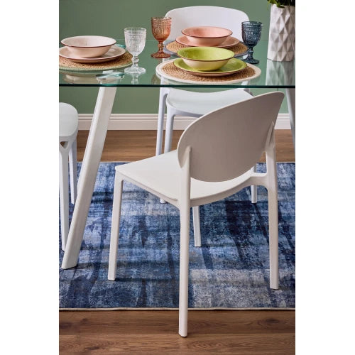 SEDIA IN PP ELOISE BIANCO 47,5X57X79 CM
