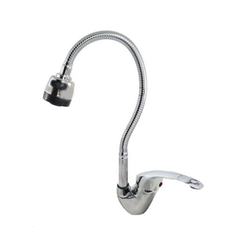 RUBINETTO MISCELATORE CANNA FLESSIBILE DOCCETTA LAVANDINO LAVABO CASA CUCINA