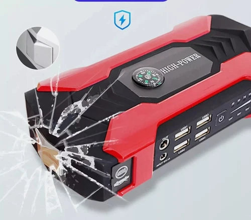 AVVIATORE AUTO CARICABATTERIE 15000 PORTATILE EMERGENZA TORCIA JUMP STARTER