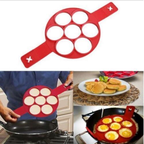 STAMPO PER PANCAKE IN SILICONE CUCINA ANTIADERENTE FLIPPIN FANTASTIC OMELETTE