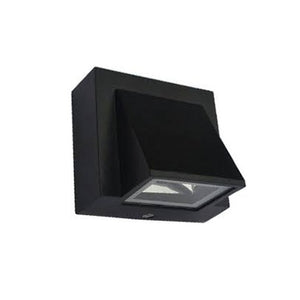 APPLIQUE LED COB IP65 FARETTO 5W LAMPADA MURO PARETE NERO LUCE NATURALE 4000K