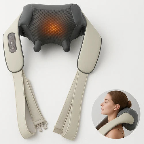 Massaggiatore Riscaldante Cervicale Professionale Collo Spalle Schiena Testa NEW