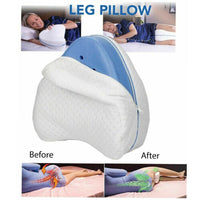 CUSCINO PER GAMBE MEMORY FOAM SUPPORTO ORTOPEDICO GINOCCHIA SCHIENA LAVABILE