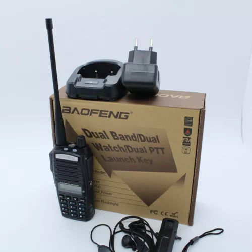 RICETRASMITTENTE BAOFENG 10W POTENTE WALKIE-TALKIE RADIO DUAL BAND dtmf pmr