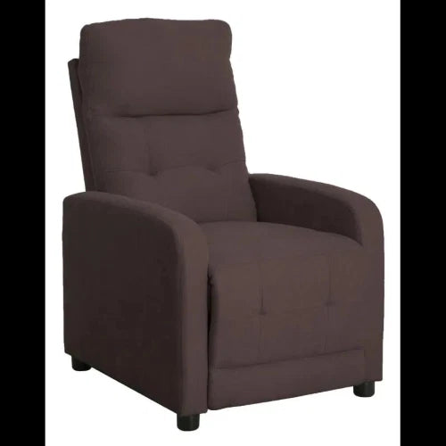 POLTRONA RELAX EMILY IN TESSUTO POLIESTERE COLORE MARRONE