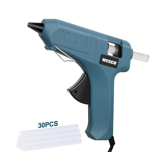 PISTOLA COLLA A CALDO 15W CON 30 STICK PROFESSIONALE DIY WESCO FAI DA TE WS5801
