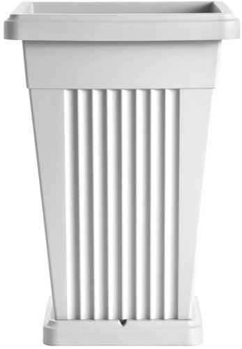 VASO PIRAMIDE BIANCO 40X40X59H