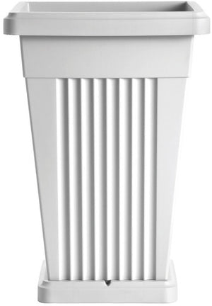 VASO PIRAMIDE BIANCO 40X40X59H