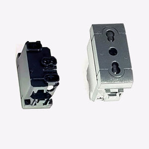 MODULO CORRENTE COMPATIBILE LIVING PRESA ELETTRICA 2P+T 16A 250V NERO CL 105