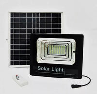 Faro 800W Led Compatto Da Esterno Con Pannello Solare E Controllo Remoto