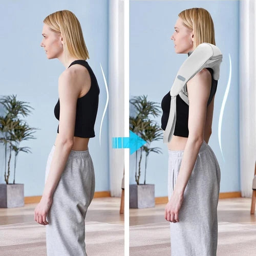 Massaggiatore Riscaldante Cervicale Professionale Collo Spalle Schiena Testa NEW