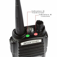 RICETRASMITTENTE BAOFENG 10W POTENTE WALKIE-TALKIE RADIO DUAL BAND dtmf pmr