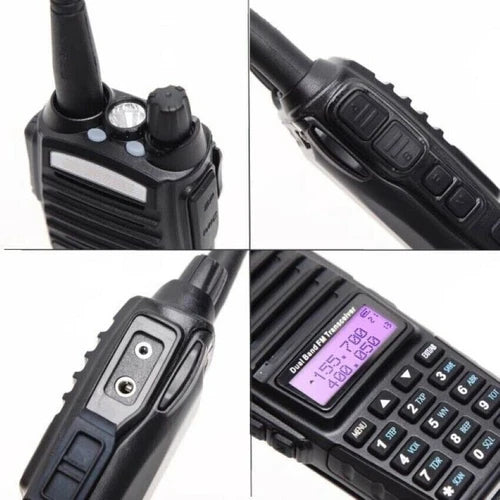 RICETRASMITTENTE BAOFENG 10W POTENTE WALKIE-TALKIE RADIO DUAL BAND dtmf pmr