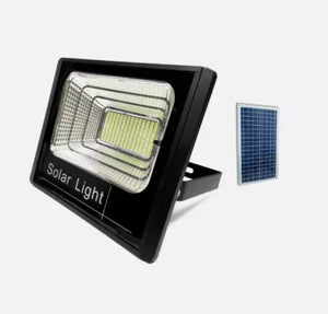 Faro 800W Led Compatto Da Esterno Con Pannello Solare E Controllo Remoto