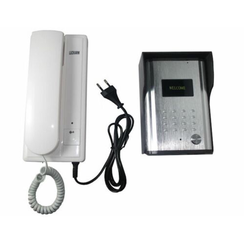 CITOFONO PER ESTERNO ESTERNI 2 FILI CON PULSANTE APERTURA CANCELLO LUCKARM 3208A