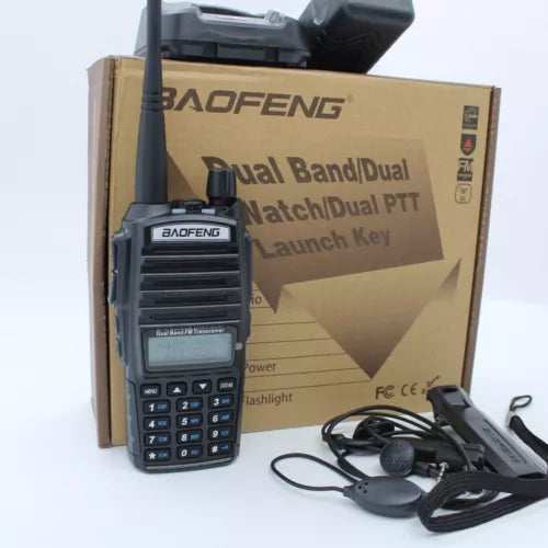 RICETRASMITTENTE BAOFENG 10W POTENTE WALKIE-TALKIE RADIO DUAL BAND dtmf pmr