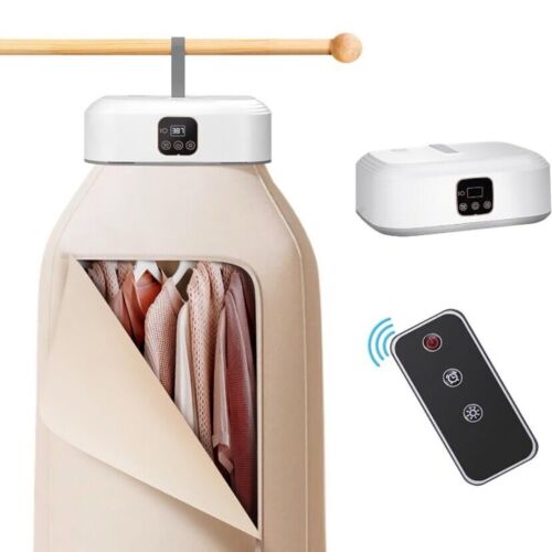 ASCIUGA BIANCHERIA ELETTRICO PORTATILE PIEGHEVOLE ASCIUGATRICE CON TELECOMANDO