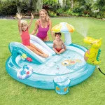 PISCINA GONFIABILE ALLIGATORE CM 201X170X84