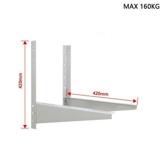 SUPPORTO STAFFA UNIVERSALE DA PARETE STAFFE SPLIT MOTORE CONDIZIONATORE AC-02830