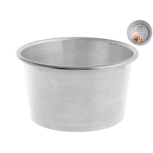 Stampo panettone in alluminio cm 18x11 h