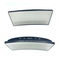 SVEGLIA DIGITALE DISPLAY LED CURVO OROLOGIO TAVOLO COMODINO SPECCHIATO DD-1209