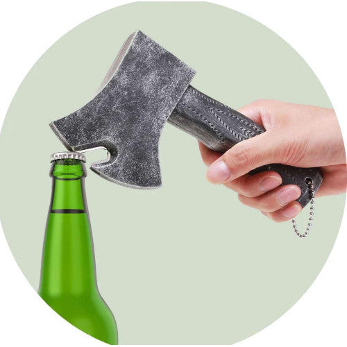 Apribottiglie ascia