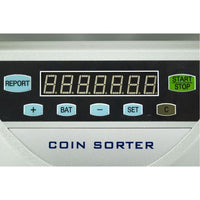 CONTAMONETE ELETTRICO AUTOMATICO SEPARA MONETE 8 CASSETTI CONTA MONETE DIGITALE