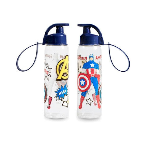 Borraccia capitan america in policarbonato decorata lt 0,5