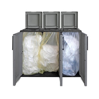 Armadio basso prodotto in polipropilene, materiale ri-ciclabile