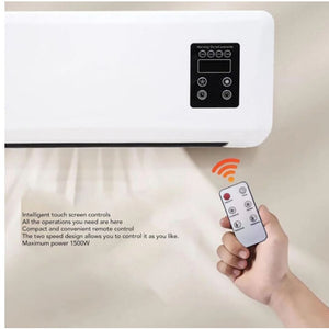 TERMOVENTILATORE RISCALDATORE RINFRESCATORE PORTATILE DA PARETE VENTILATORE