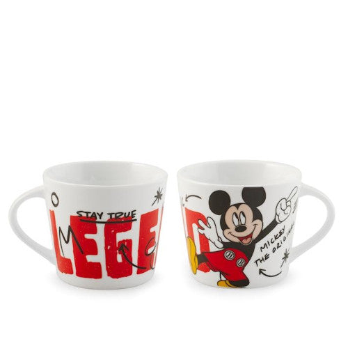 Tazza jumbo legend in porcellana decorata cc 400.