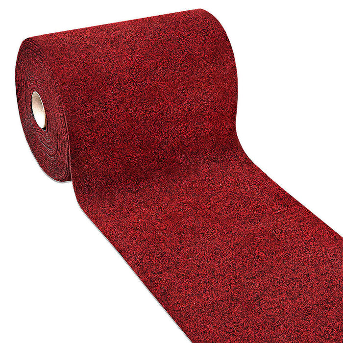 Passatoia 50x280 cm Corridoio Agugliato Moquette Corsia Bordeaux Zerbino Esterno Interno Negozio