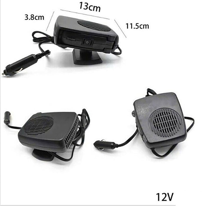 RISCALDATORE TERMOVENTILATORE AUTO SCALDINO SBRINATORE 12V STUFA FURGONE 200W