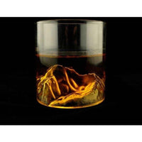 Bicchiere da whisky con ghiaccio on the rocks