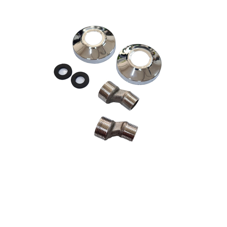 RUBINETTO MISCELATORE CROMATO CASA VASCA LAVABO LAVANDINO KIT MONTAGGIO 5033