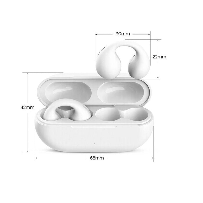 CUFFIE V5.3 TWS ORECCHINO WIRELESS CLIP ORECCHIO SMATPHONE