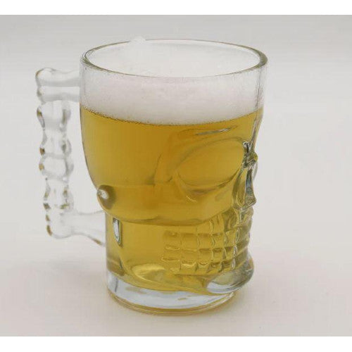 Bicchiere da birra teschio 0,4 L