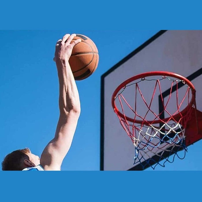 CANESTRO BASKET PALLA PARETE DIAMETRO 35 CM IN METALLO CON RETE 94690