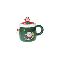 MUG MAGNETE BABBO NATALE NEW BONE  CHINA C/TAPPO SILICON