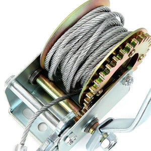 PARANCO MONTACARICHI VERRICELLO GANCIO MANUALE ARGANO 1600 LBS CAVO ACCIAIO