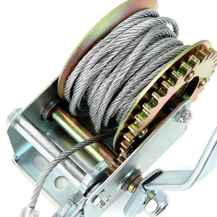 PARANCO MONTACARICHI VERRICELLO GANCIO MANUALE ARGANO 1600 LBS CAVO ACCIAIO