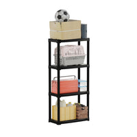 Scaffale TEMPO in polipropilene a 4 ripiani 600x300xH 1330 mm.