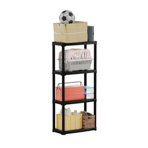 Scaffale TEMPO in polipropilene a 4 ripiani 600x300xH 1330 mm.