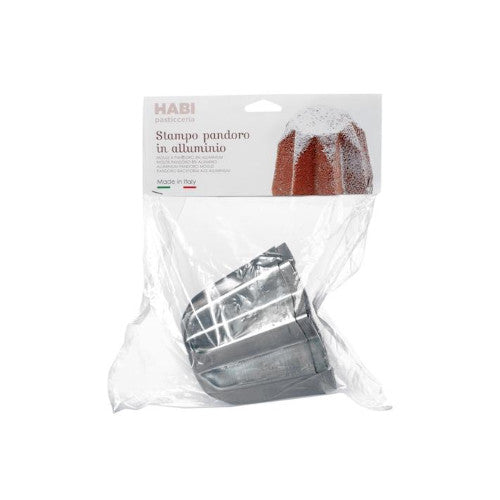 Confezione 2 stampi pandoro in alluminio gr 100