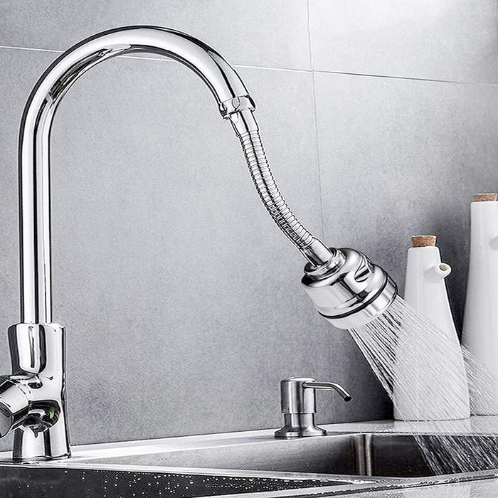 AERATORE RUBINETTO LAVANDINO PROLUNGA CANNUCCIA FLESSIBILE DOCCINO BAGNO CUCINA