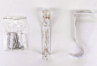 Bastone Tenda Ferro Estendibile 160-300 Asta Scorritenda modello Spirale Shabby Chic