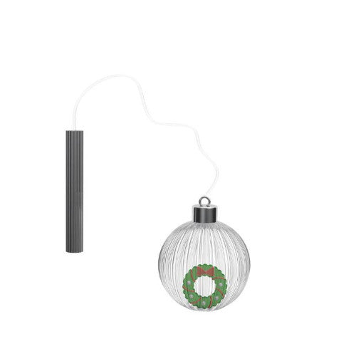 Lampada palla di Natale ghirlanda christmas tales