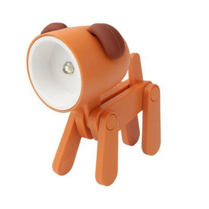 Lampada cane mini arancione