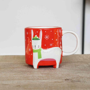 Tazza da Caffè - Edizione Invernale con Simpatico Coniglio