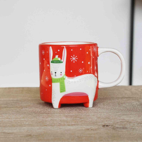 Tazza da Caffè - Edizione Invernale con Simpatico Coniglio